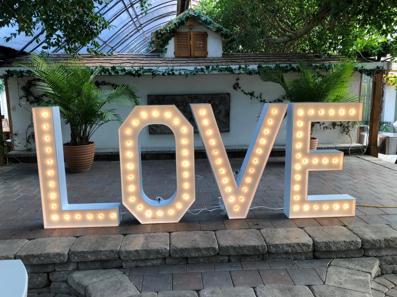 LOVE Marquee Letter Party Marquee Decor Event Rental Ontario