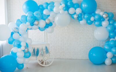 Blue & White Balloon - Different Brampton Balloon Colors