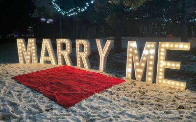 Marquee Letters - Toronto proposal rentals