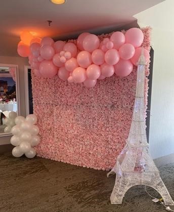 Niagara Falls Flower Wall and Photo Booth Rental