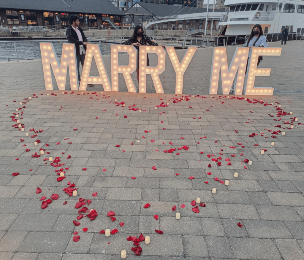 Wedding Marquee letters- Events That Require North York Marquee letters