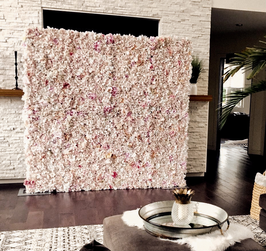 brampton flower wall rentals