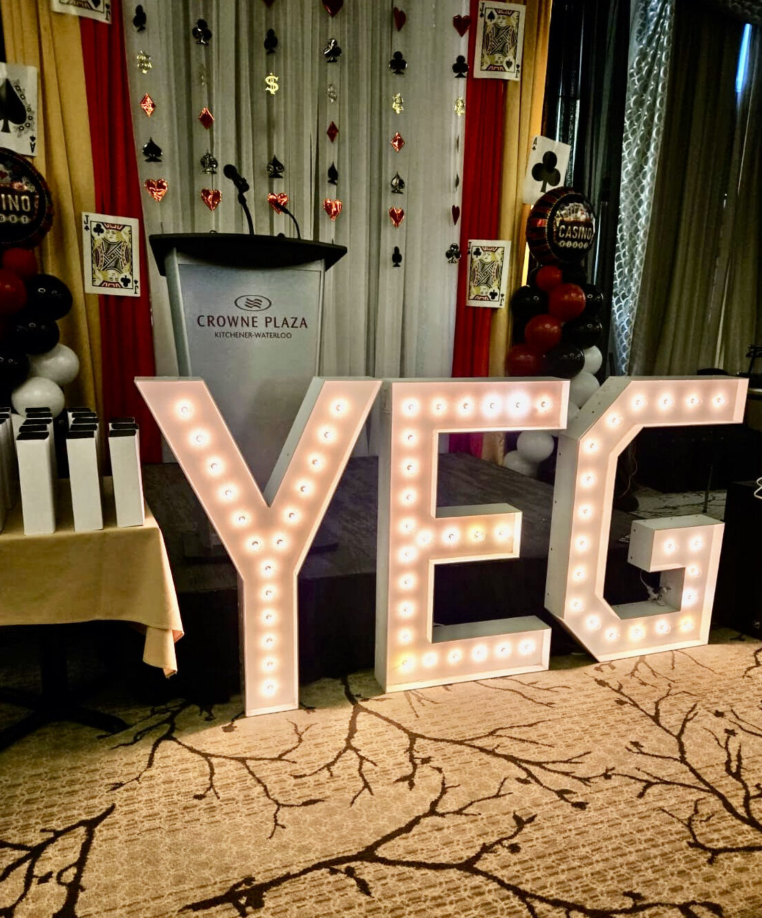 Waterloo Marquee Letters Company Party Marquee Decor