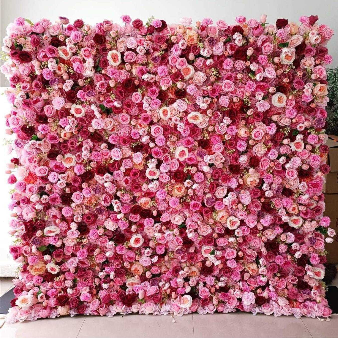 Full Bloom Flower Wall Rental