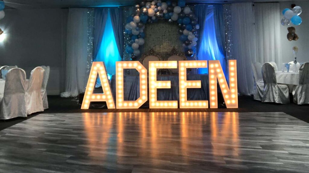 Stoney Creek Marquee Letters Rental