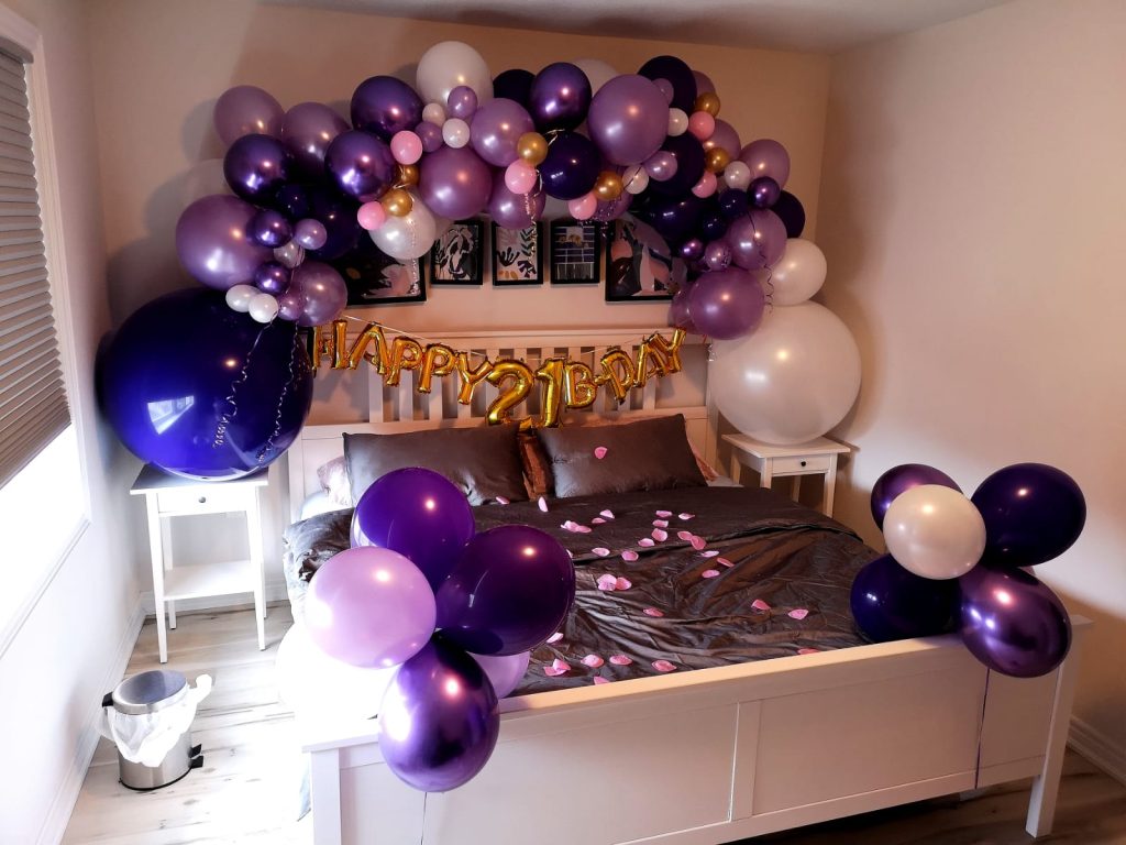 Purple Balloon - Burlington Balloon Arches